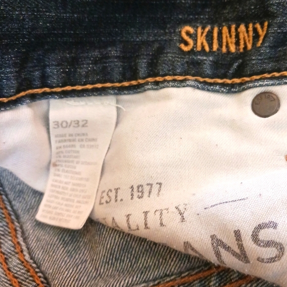 American Eagle Outfitters Skinny Jeans 30x32 - Picture 4 of 10